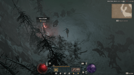 Diablo 4 - Altar of Lilith #10 Fractured Peaks Sarkova Pass Map