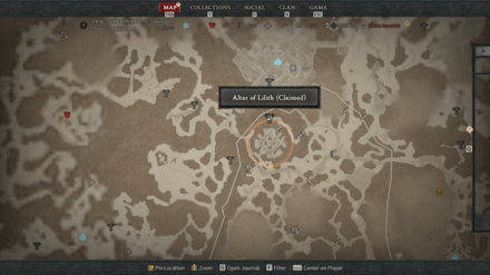 Diablo 4 - Altar of Lilith #22 Fractured Peaks Dobrev Taiga Map