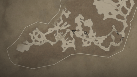 Diablo 4 - Altar of Lilith #1 Fractured Peaks Desolate Highlands Map