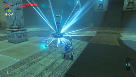 BOTW Dah Kaso Guardian II Defeated