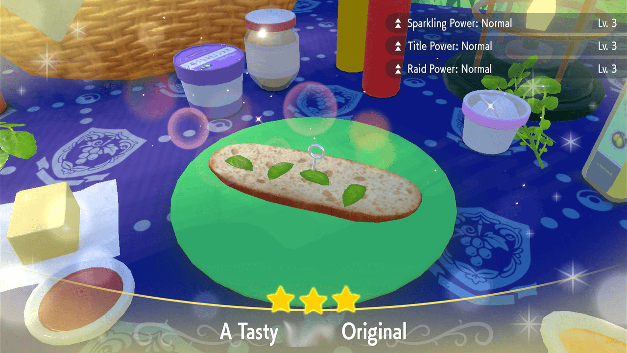 Raid Power Normal Whipped Cream Sandwich Lv. 3 - Pokemon Scarlet and Violet (SV)