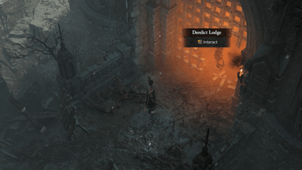 Diablo 4 - Derelict Lodge Fractured Peaks The Pallid Glade Map