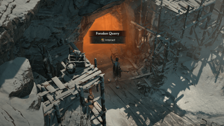 Diablo 4 - Forsaken Quarry Fractured Peaks Frigid Expanse Map