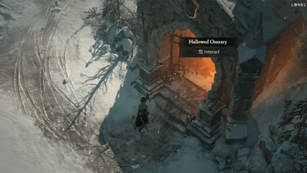 Diablo 4 - Hallowed Ossuary Fractured Peaks Frigid Expanse Map
