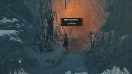 Diablo 4 - Hoarfrost Demise Fractured Peaks Seat of the Heavens Map