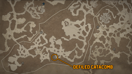 Diablo 4 - Defiled Catacomb Fractured Peaks Desolate Highlands Map