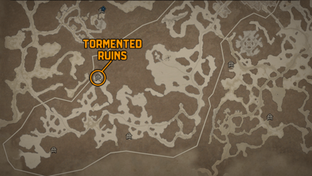 Diablo 4 - Tormented Ruins Fractured Peaks Desolate Highlands Map