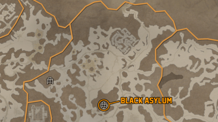 Diablo 4 - Black Asylum Fractured Peaks Frigid Expanse Map