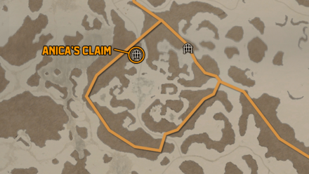 Diablo 4 - Anica’s Claim Fractured Peaks Frigid Expanse Map