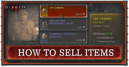 Where to Sell Items  Diablo 4 (D4)｜Game8