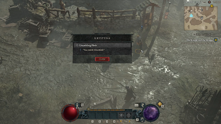 Diablo IV - Krystyna Dialogue