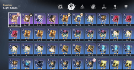 Star Rail - Level Up Light Cones