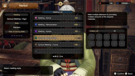 MH Rise Sunbreak - Qurious Melding TU5