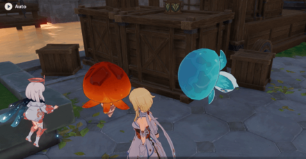 Genshin - Old Friends, New Game Walkthrough - Talk to the Shroom Buddies