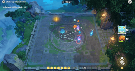 Genshin - Old Friends, New Game Walkthrough - Defeat all Four Mechanici During ther Trial Stage