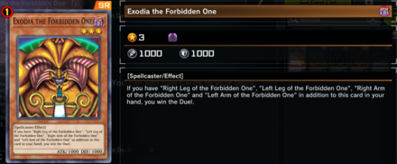 Alternate Win Condition - Exodia