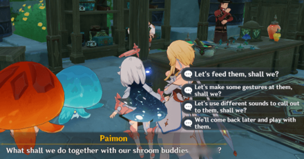 Genshin - Fungus Mechanicus - Talk to your old Mushroom buddies