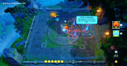 Genshin Impact How to Beat Ordered Trial - How to Beat Ordered Trial - Position Your Fungi Well, MODE:SHOW