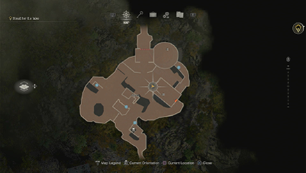 Resident Evil 4 Remake - Blue Medallion 1 Map View