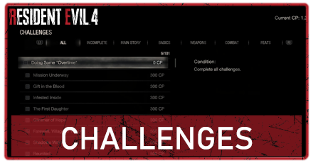 RE4 Remake - List of Challenges