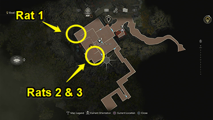 Resident Evil 4 Remake - Pest Control Rats Map