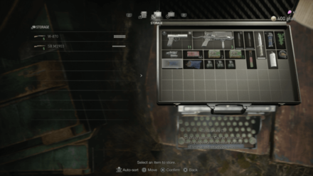 Resident Evil 4 Remake - Storage Chests Are Available