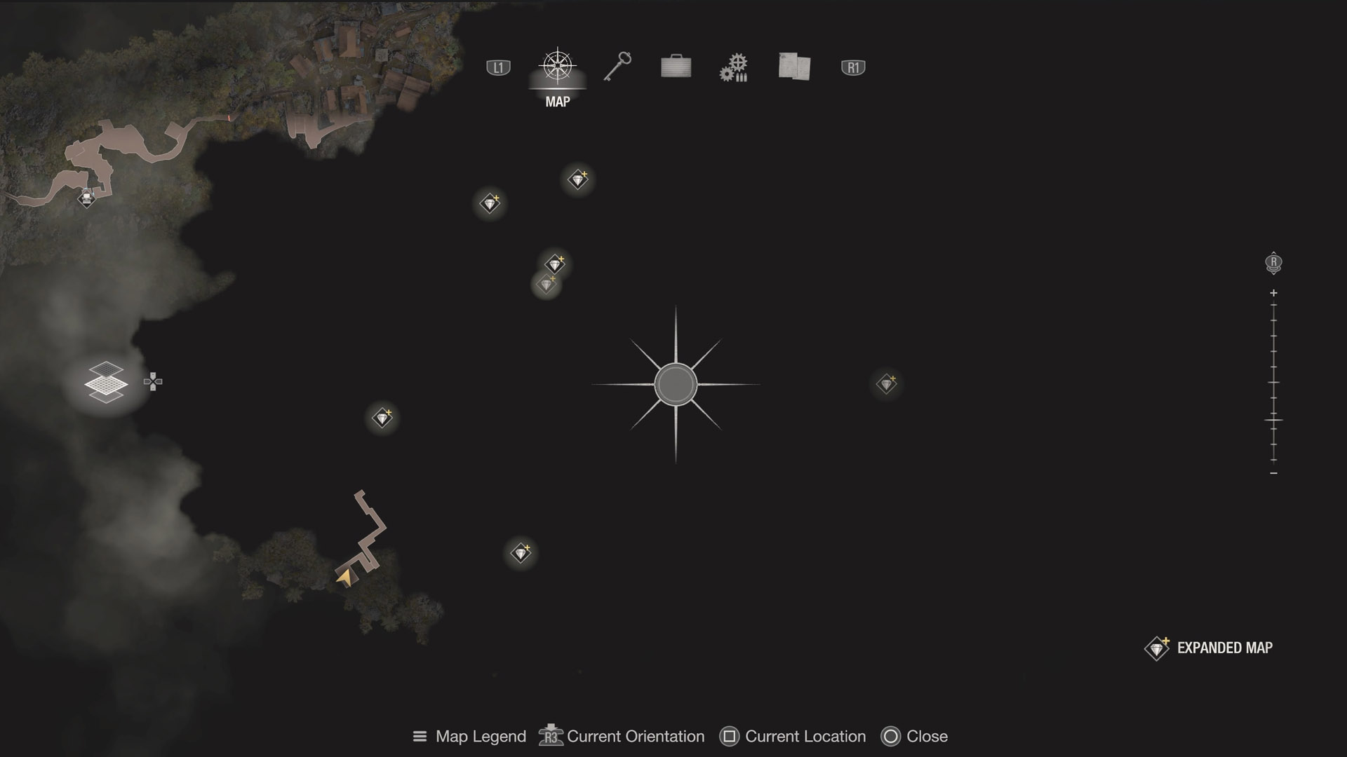 Resident Evil 4 Remake - Expanded Treasure Map Applied