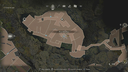 Resident Evil 4 Remake - Blue Medallion 3 Map