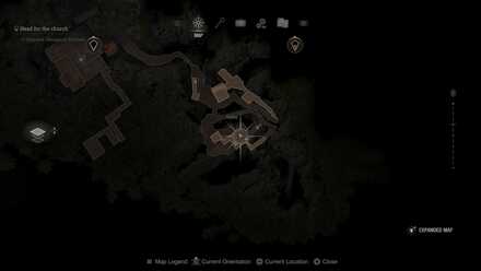 BIOHAZARD RE_4 - Emblem Puzzle Map Image