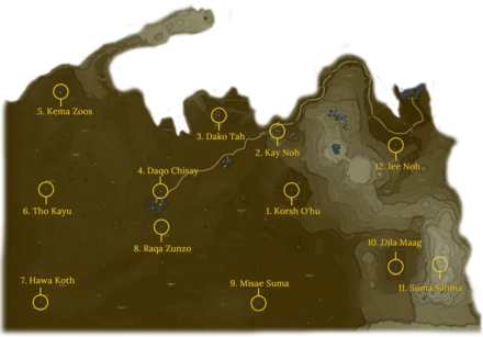 Wasteland Tower Region Shrine Map