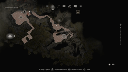 Resident Evil 4 Remake - Chapter 2 Small Key Map Location