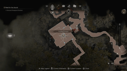 Resident Evil 4 Remake - Chapter 2 Locked Drawer 1 Map Location