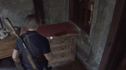 Resident Evil 4 Remake - Chapter 2 Locked Drawer 1 In-Game Location