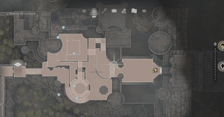 Resident Evil 4 Remake - Blue Medallion Castle Gate Map
