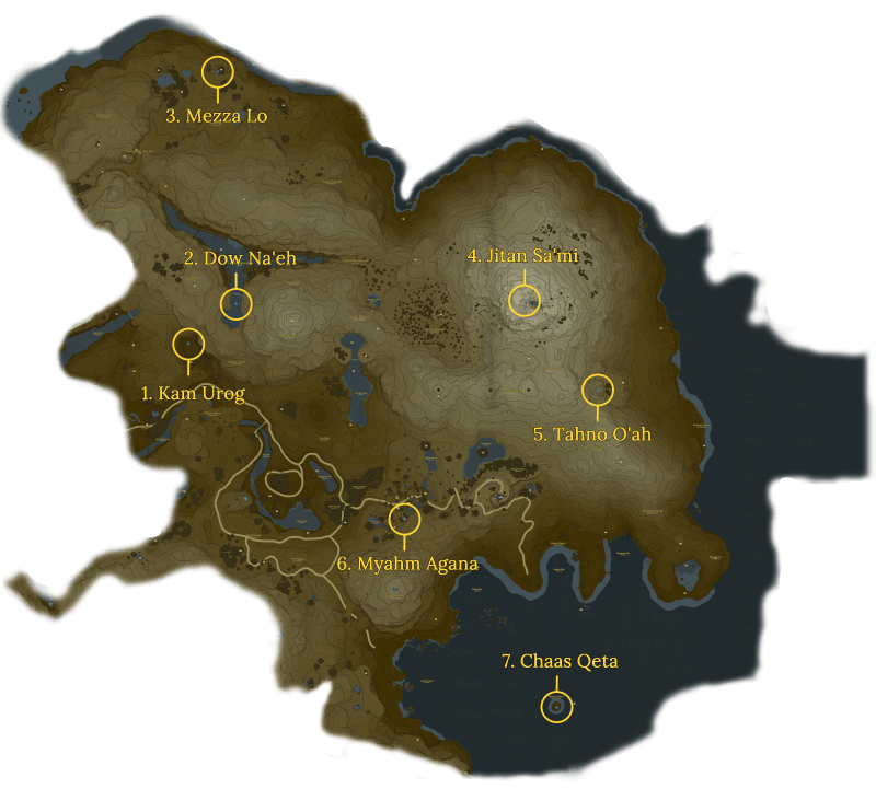 All 120 Shrines Locations in The Legend of Zelda: Breath of the Wild