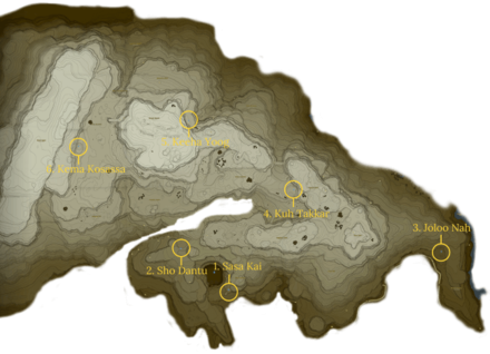 Gerudo Tower Region Map Guide
