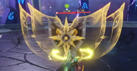 Genshin - Get behind the Rockbreaker Shield