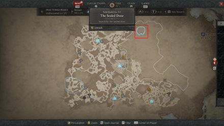 Diablo IV - The Sealed Door Location