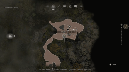 Resident Evil 4 Remake - Chapter 2 Small Key 2 Map Location