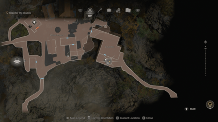 Resident Evil 4 Remake - Town Hall Merchant Map Location