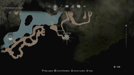 Resident Evil 4 Remake - Church Key Map