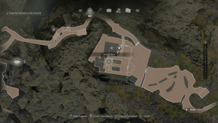 Resident Evil 4 Remake - Chapter 2 Small Key Map Location