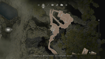 Resident Evil 4 Remake - Yellow Herb Chapter 2 Valley Map