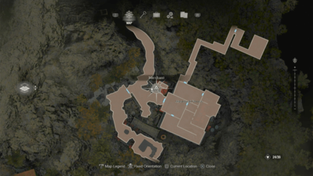 Resident Evil 4 Remake - Yellow Herb Chapter 2 Merchant Map