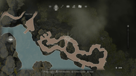 Resident Evil 4 Remake - Yellow Herb Chapter 4 Cave Map