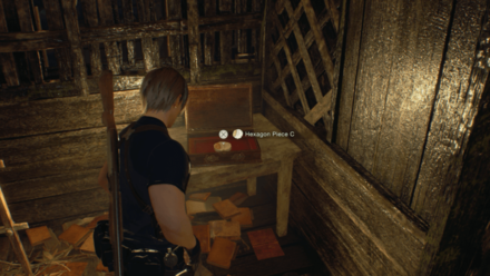Resident Evil 4 Remake - Hexagon Piece C In-Game