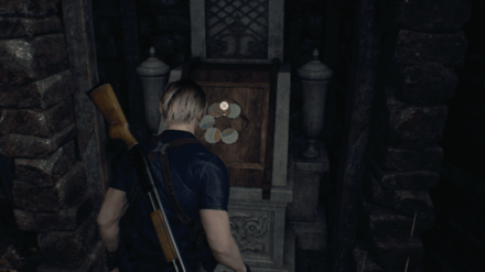 Resident Evil 4 Remake - Stone Pedestal Map In-Game