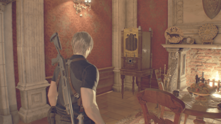 Resident Evil 4 Remake - Grand Hall Lock Box In-Game