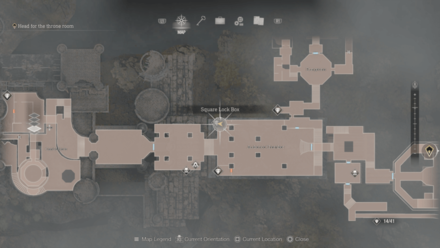 Resident Evil 4 Remake - Audience Chamber Lock Box Map Location