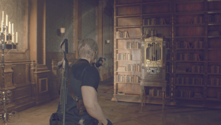 Resident Evil 4 Remake - North Library Lock Box In-Game